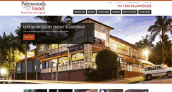 Desktop Screenshot of palmwoodshotel.com.au